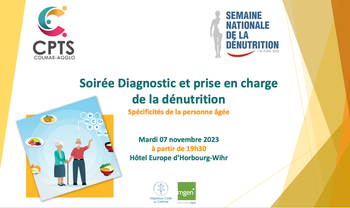 Soirée Dénutrition : diagnostic et prise en charge du sujet âgé