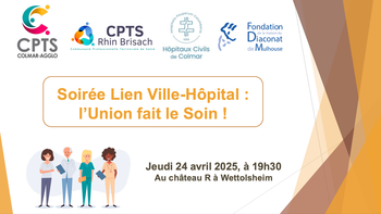Soirée lien-ville hôpital : l'union fait le soin !