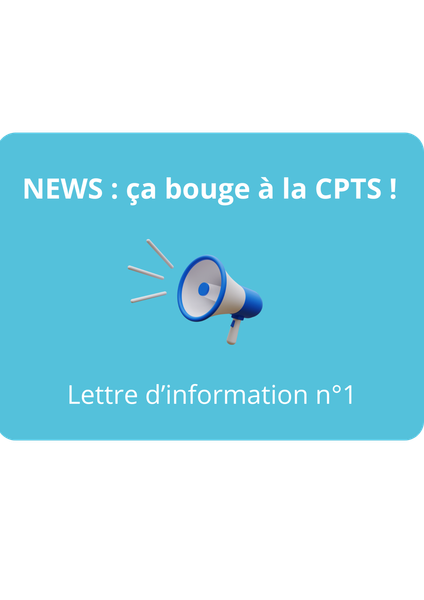 Lettre d'information n°1