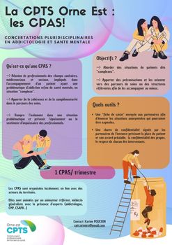 Réunions de concertation pluridisciplinaire en addictologie et santé mentale (CPAS)