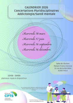 Calendrier 2026 des réunions CPAS