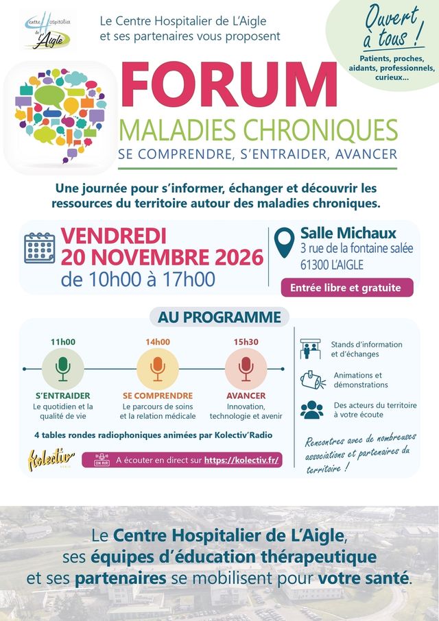 🔗 Forum Maladies Chroniques : Se comprendre, s’entraider, avancer 🔗