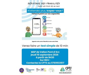Dépistage ICOPE : prenez quelques minutes pour faire le point sur votre santé