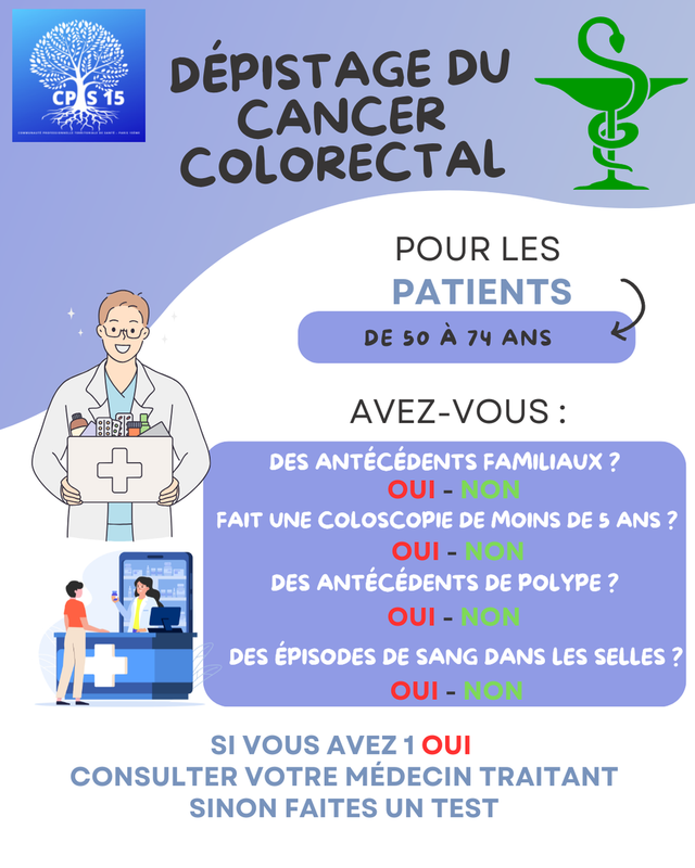 Mission 3 : Dépistage du cancer du côlon