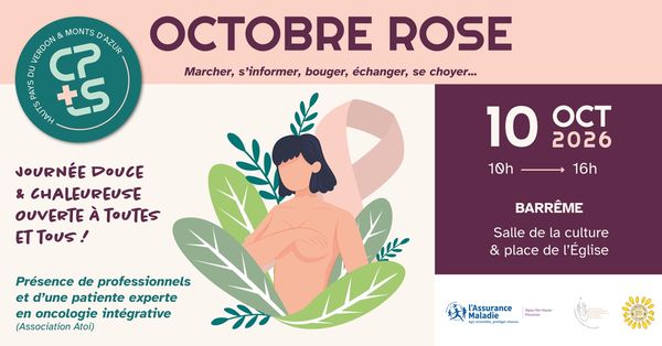 Octobre rose à Barrême !