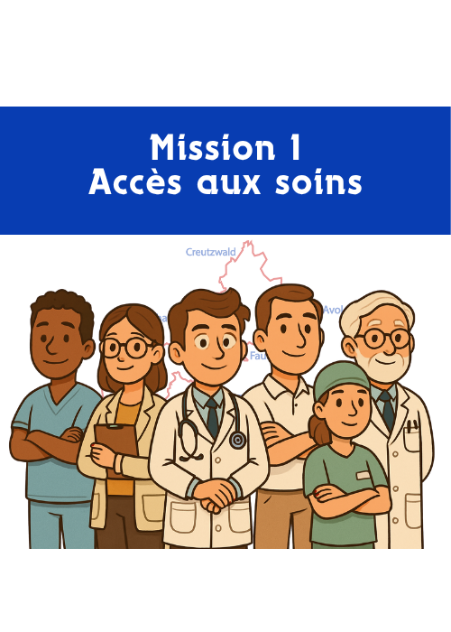 Image du parcours de soins Mission 1 : Accès aux soins