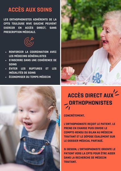 Accès direct aux orthophonistes